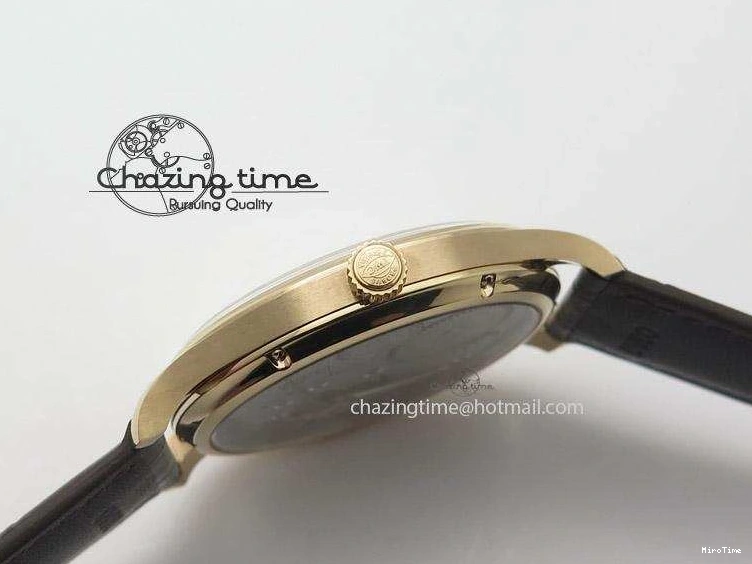 MIROTIME 0207 Compact Portuguese IW545409 RG ZF 1:1 Best Edition White Dial On Brown Leather Strap A 7336